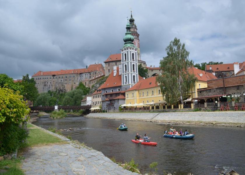 South Bohemia Region Český Krumlov surrounding environment