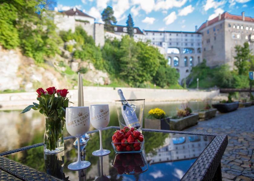 South Bohemia Region Český Krumlov balcony/terrace