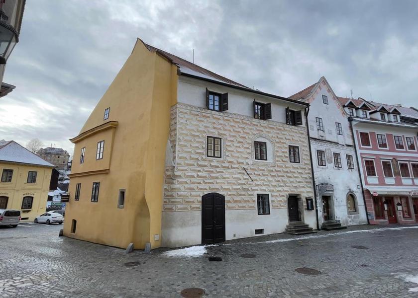 South Bohemia (region) Cesky Krumlov exterior view