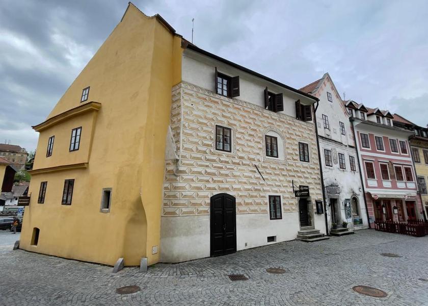 South Bohemia (region) Cesky Krumlov exterior view