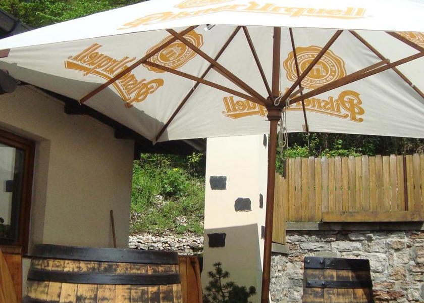 Central Bohemia (region) Karlstejn balcony/terrace