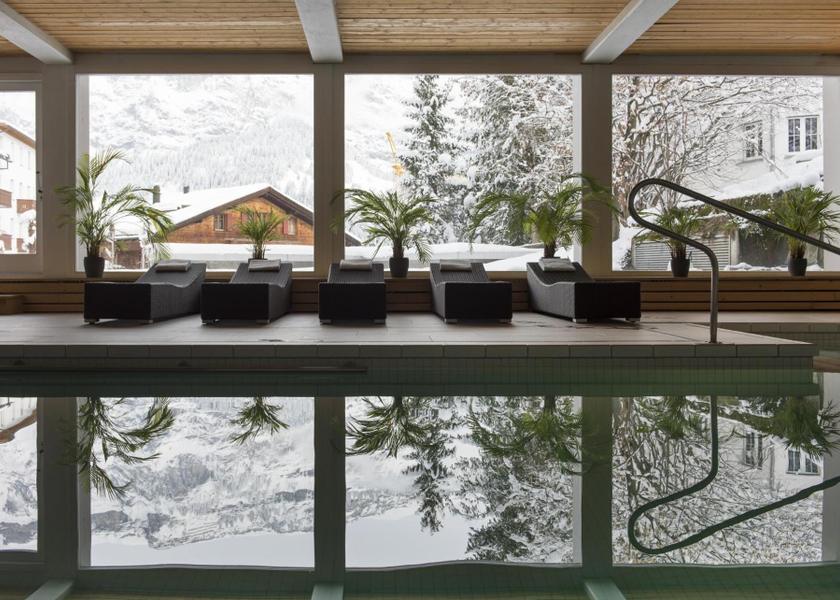 Graubuenden Flims swimming pool