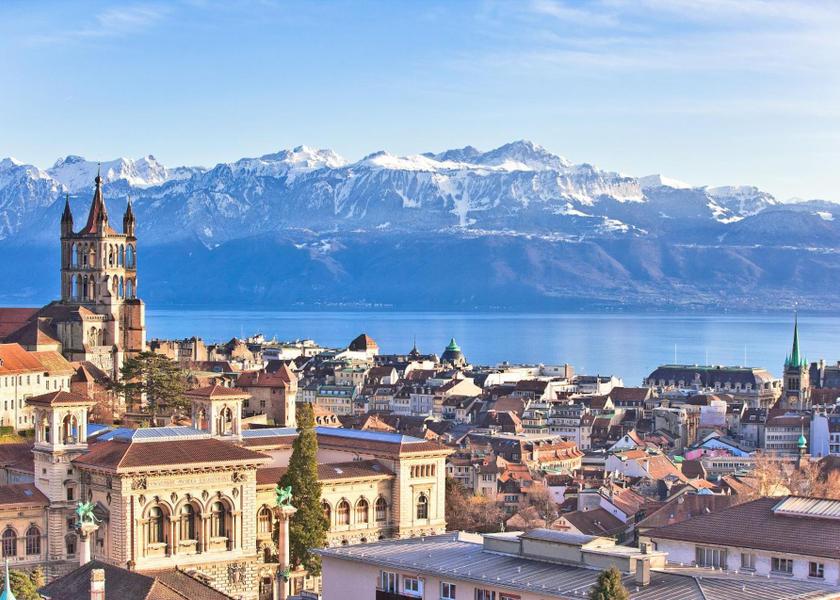 Canton of Vaud Lausanne view