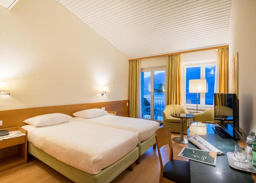 Canton of Ticino Locarno Bellavista Classic Double Room With Balcony Or Terrace