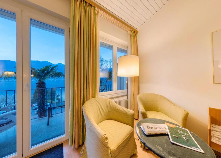 Canton of Ticino Locarno Bellavista Classic Double Room With Balcony Or Terrace