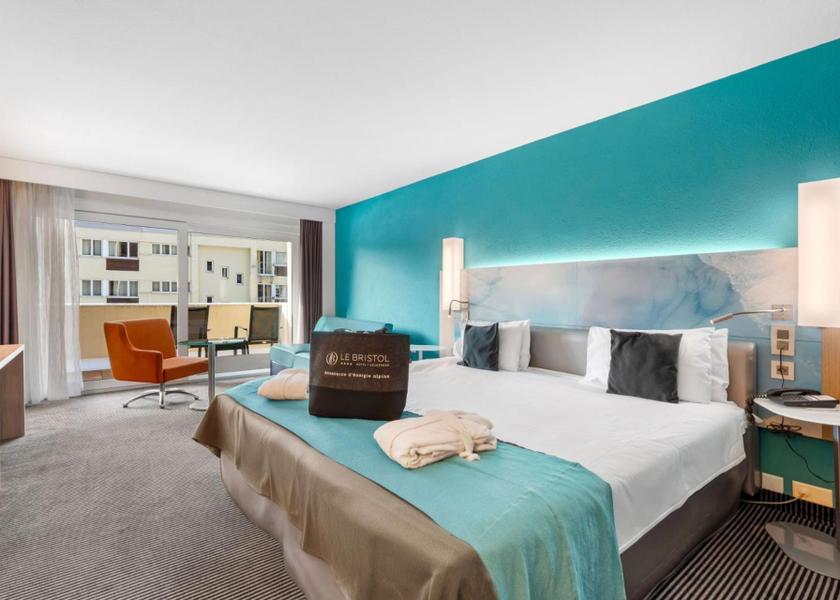 Valais Leukerbad Comfort Room with 1 Double Bed and 1 Sofa Bed with Balcony