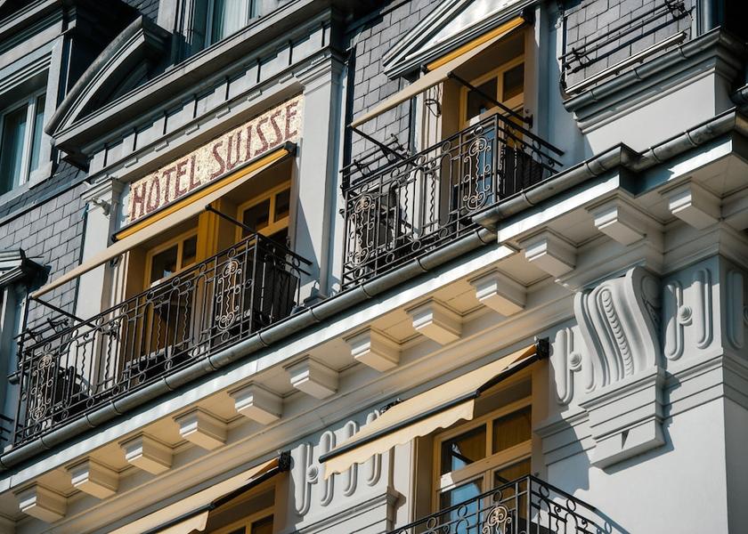 Canton of Vaud Montreux Exterior detail