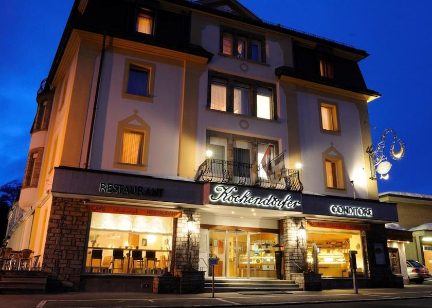 Graubünden Pontresina Front of property - evening/night