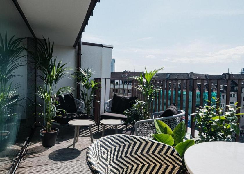 North Rhine-Westphalia Düsseldorf balcony/terrace