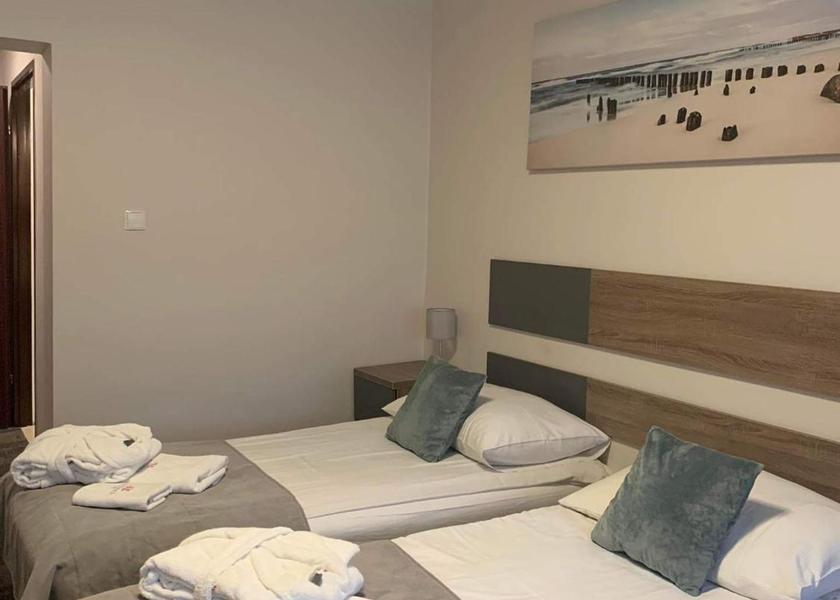 West Pomeranian Voivodeship Kolobrzeg Twin Room with Balcony