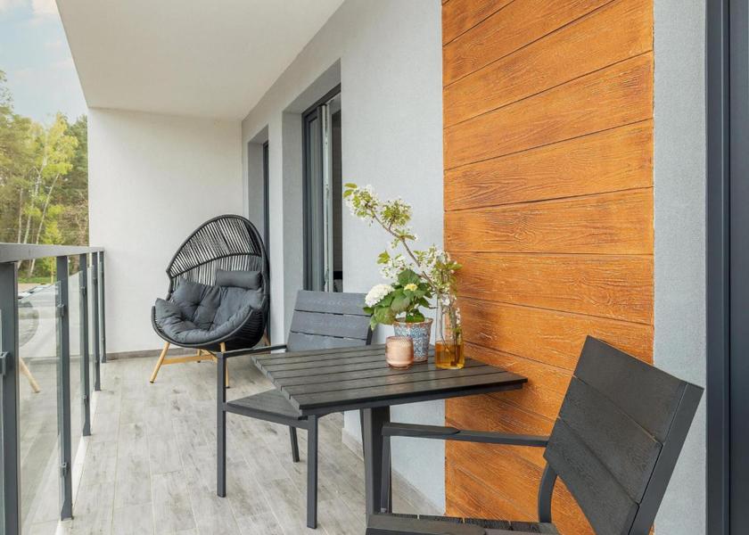 West Pomeranian Voivodeship Pobierowo balcony/terrace