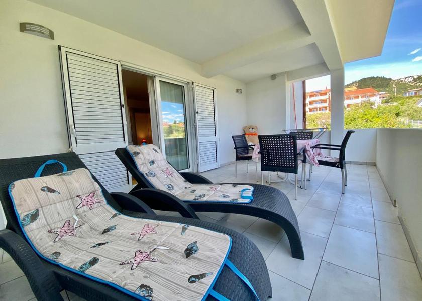 Primorje-Gorski Rab balcony/terrace