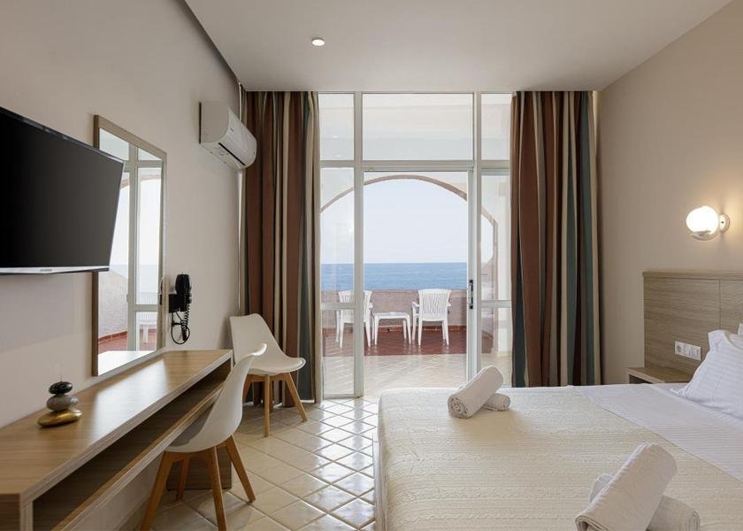 Crete Mylopotamos Double Room with Balcony and Sea View