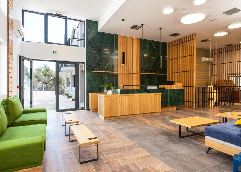 Crete Mylopotamos shared lounge/tv area