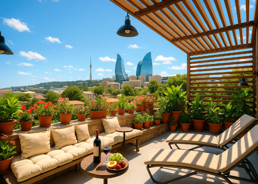  Baku balcony/terrace