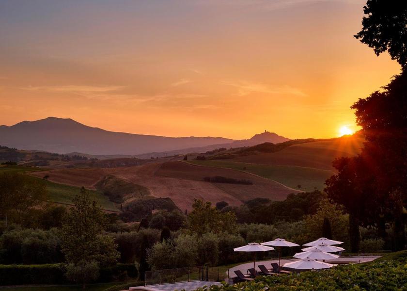 Tuscany San Casciano dei Bagni view