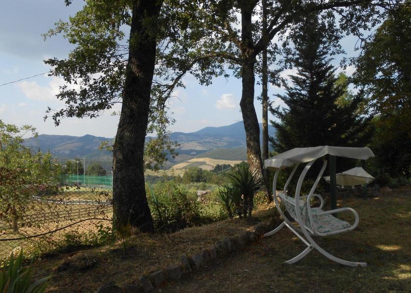 Tuscany San Casciano dei Bagni garden