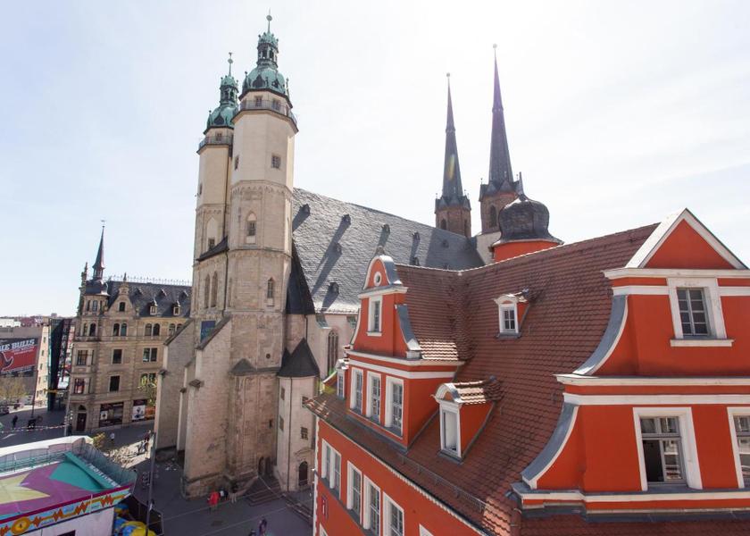 Saxony-Anhalt Halle (Saale) view