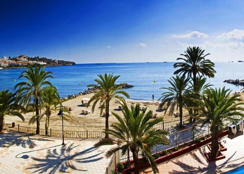 Balearic Islands Ibiza Town beach