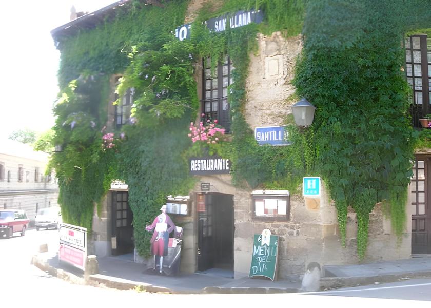Cantabria Santillana del Mar exterior view