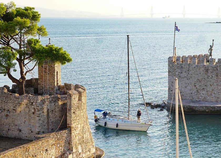 Western Greece Nafpaktos surrounding environment
