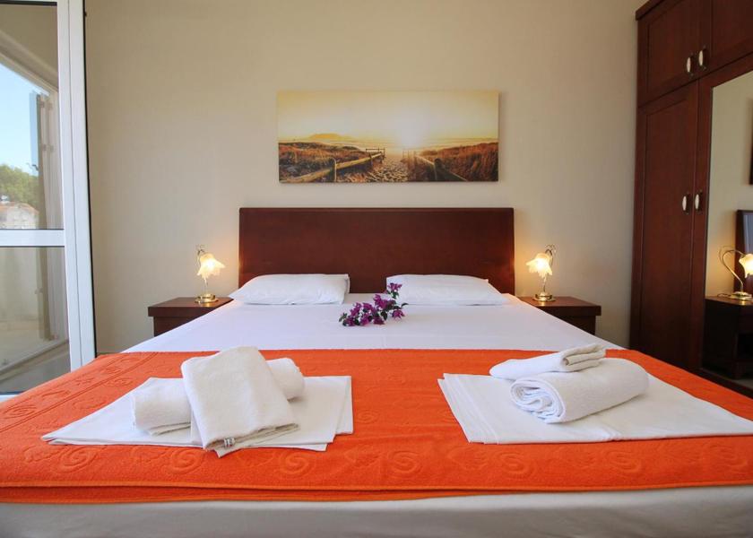 Budva Municipality Pržno Double Room with Balcony and Sea View - Top Floor