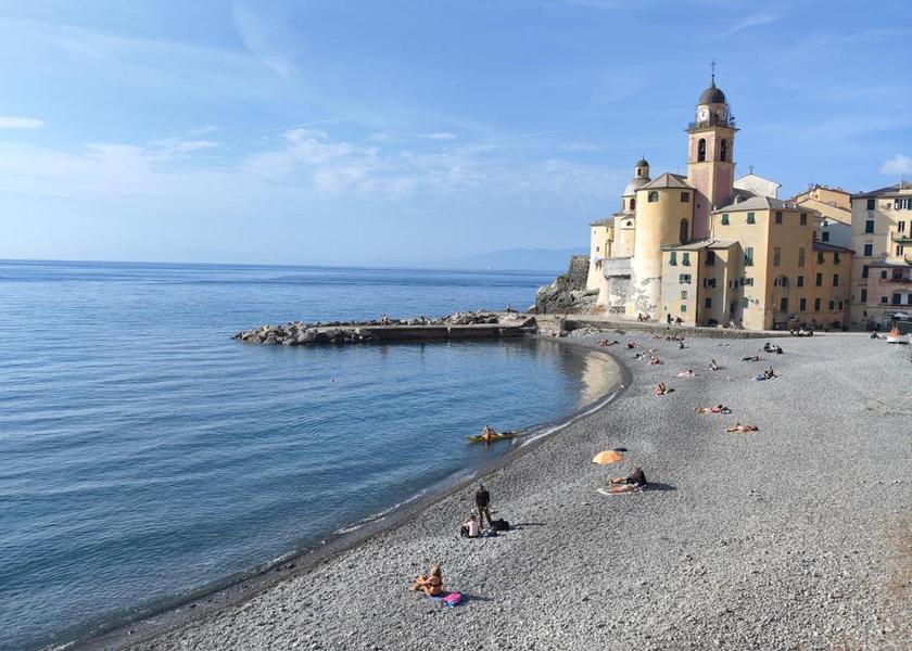 Liguria Camogli beach