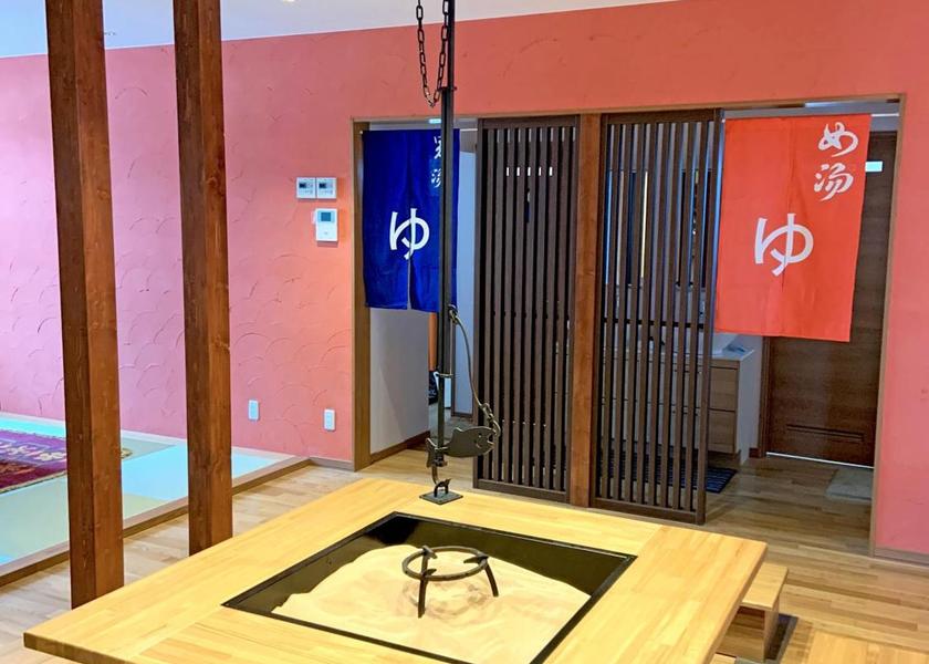 Hokkaido Shiraoi shared lounge/tv area