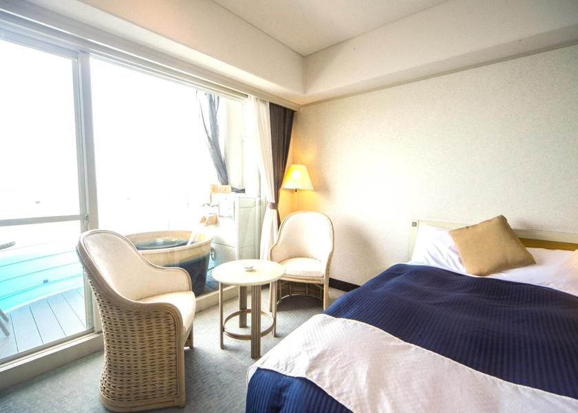 Hyogo (prefecture) Himeji [Western modern twin] private terrace with open-air bath - Non-Smoking