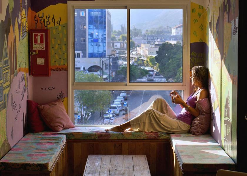  Tiberias shared lounge/tv area