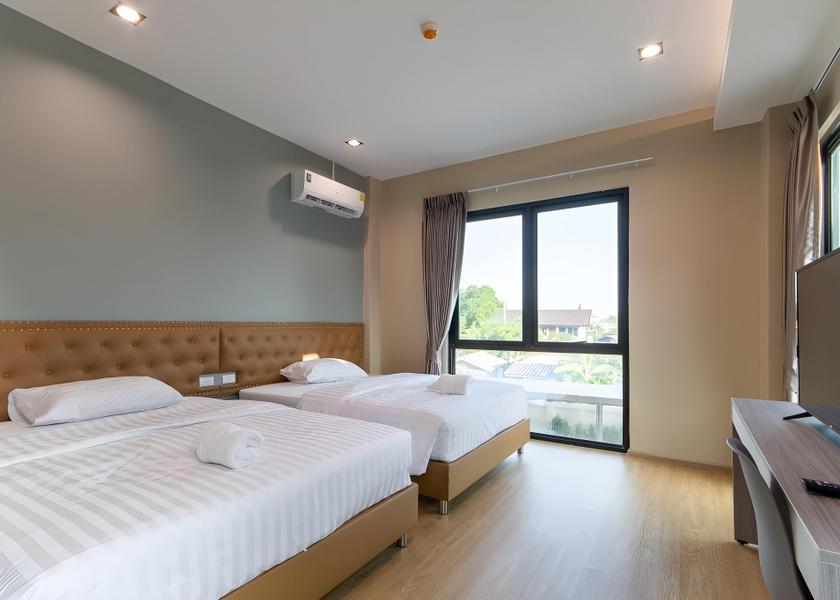  Bang Pakong Deluxe Studio with 2 Double Beds