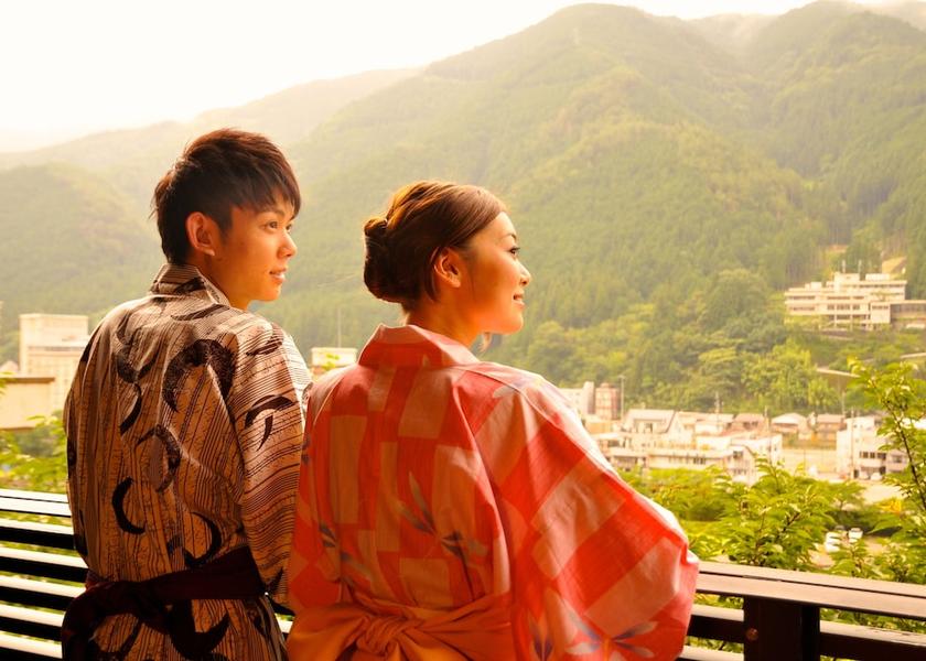 Gifu Gero Balcony view