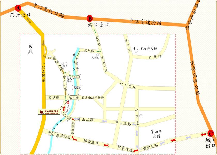 Guangdong Zhongshan Surrounding environment