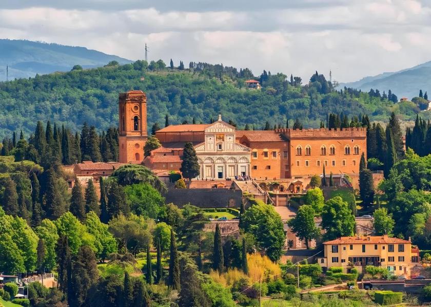 Tuscany San Miniato exterior view