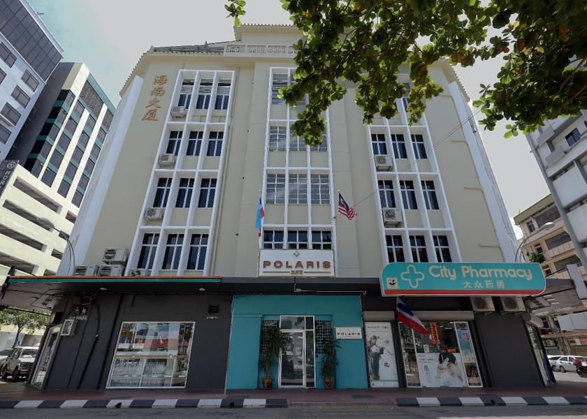 exterior view