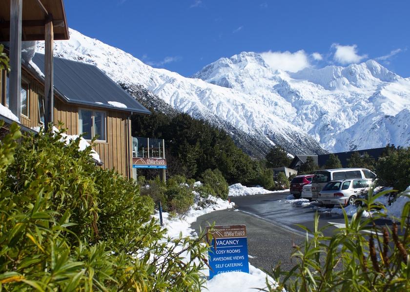 Canterbury Mount Cook Exterior detail
