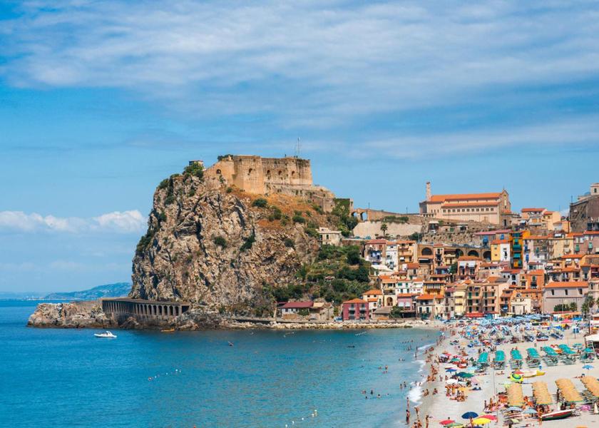 Calabria Scilla beach