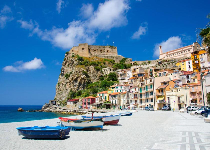 Calabria Scilla beach
