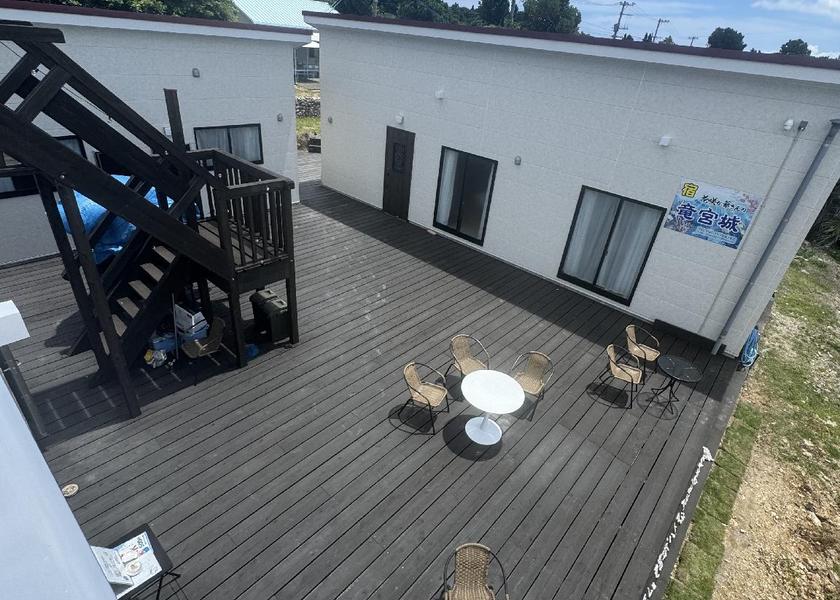 Okinawa (prefecture) Taketomi balcony/terrace