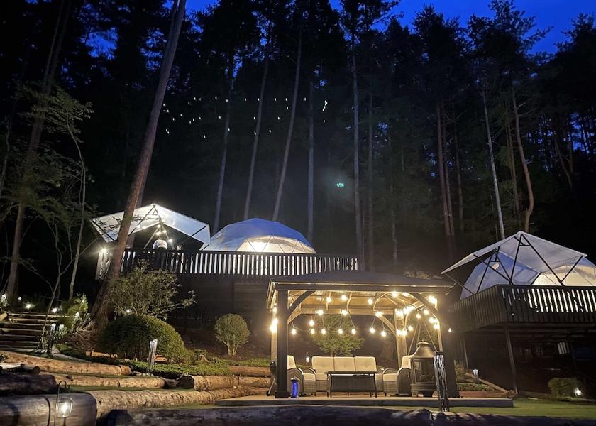 Yamanashi Fujikawaguchiko Front of property - evening/night