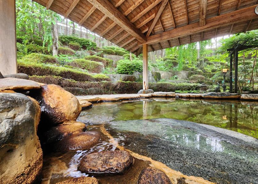 Iwate Oshu hot spring bath
