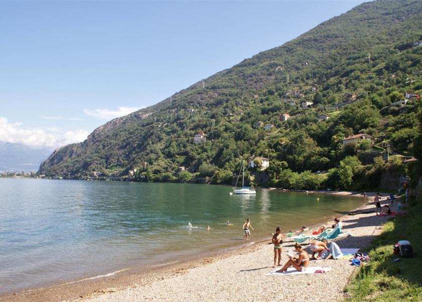 Lombardy Bellano beach