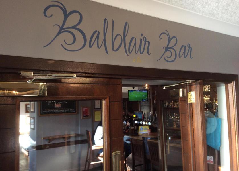 Scotland Dornoch bar/lounge