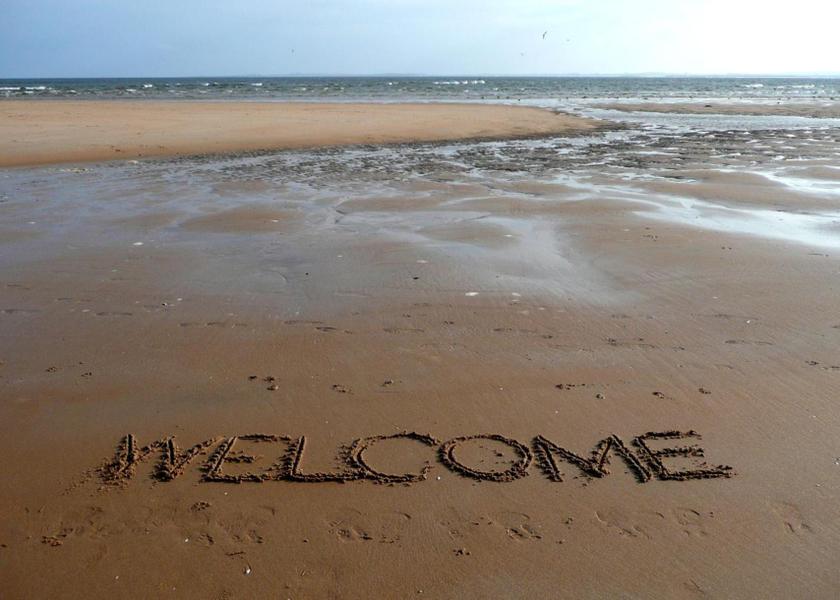 Scotland Dornoch beach