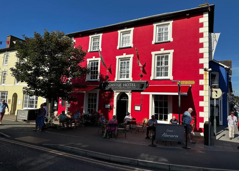 Wales Aberaeron Exterior view