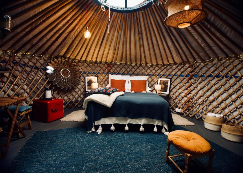 Scotland Lochearnhead Double room-Deluxe-Shared Bathroom-Mongolian Yurt