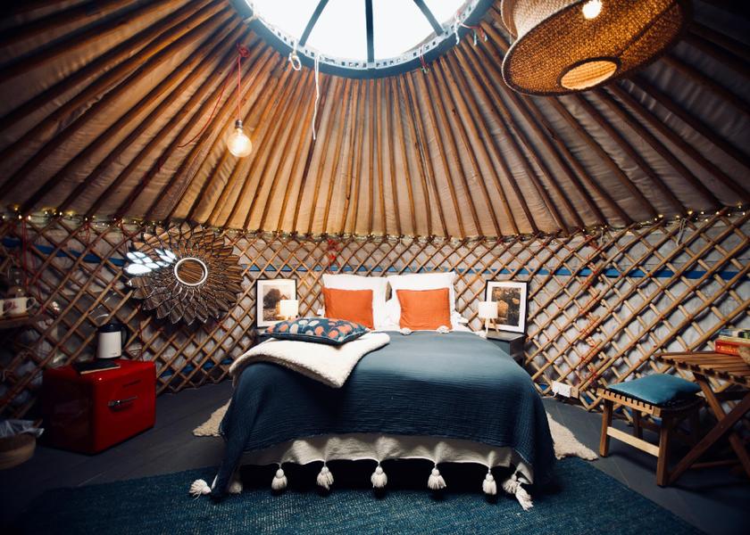 Scotland Lochearnhead Double room-Deluxe-Shared Bathroom-Mongolian Yurt