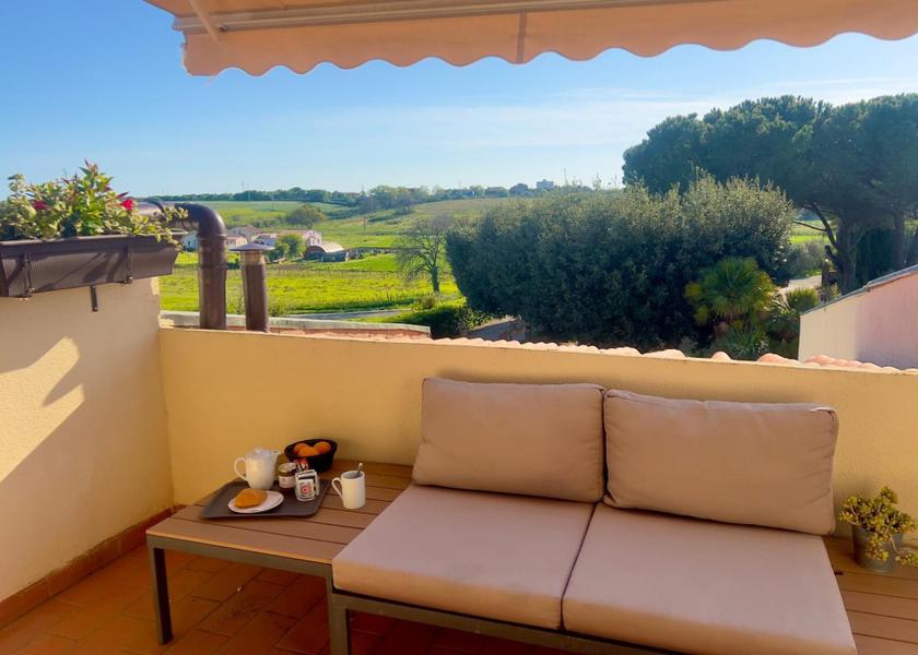 Tuscany Montescudaio balcony/terrace