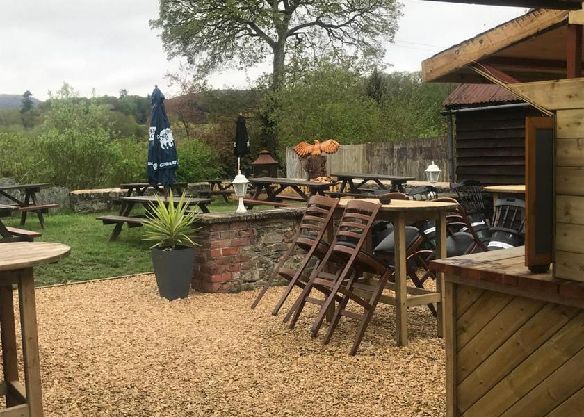 Wales Rhayader garden