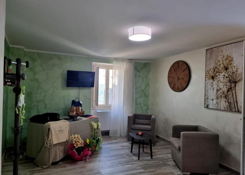 Campania Morcone shared lounge/tv area